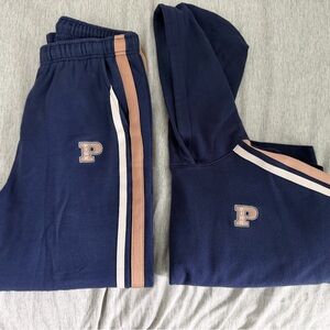 Victoria Secret PINK Navy Tracksuit Set Size M. Worn once